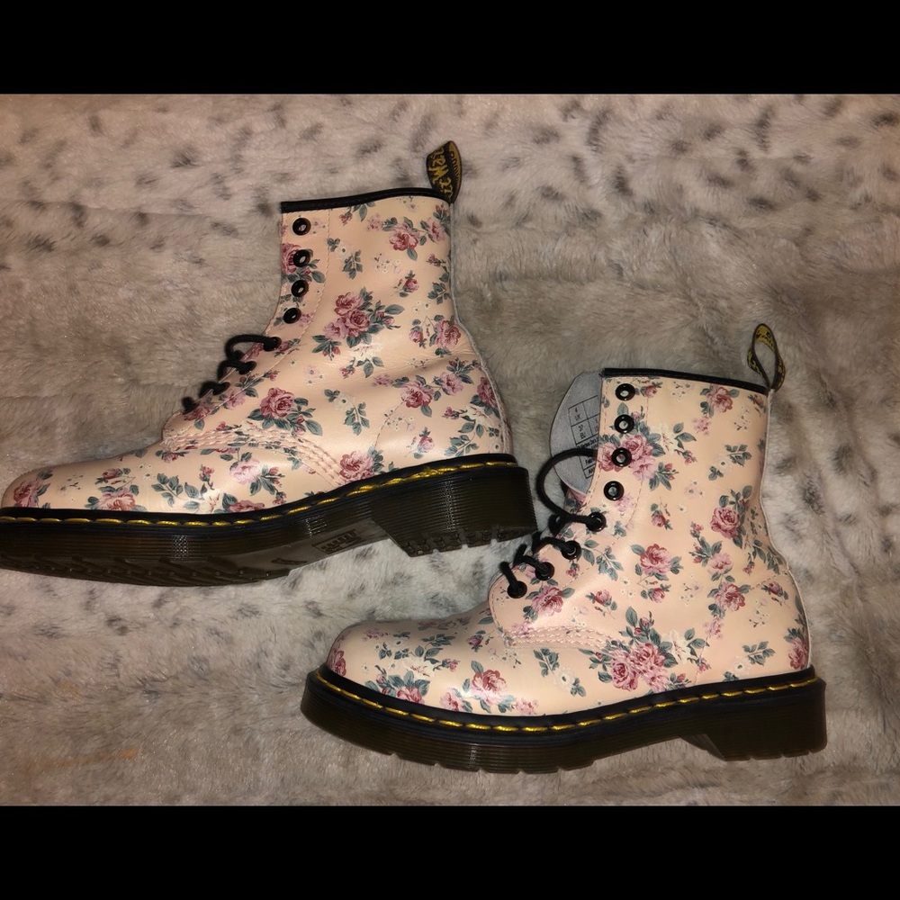 Floral Doc Martens